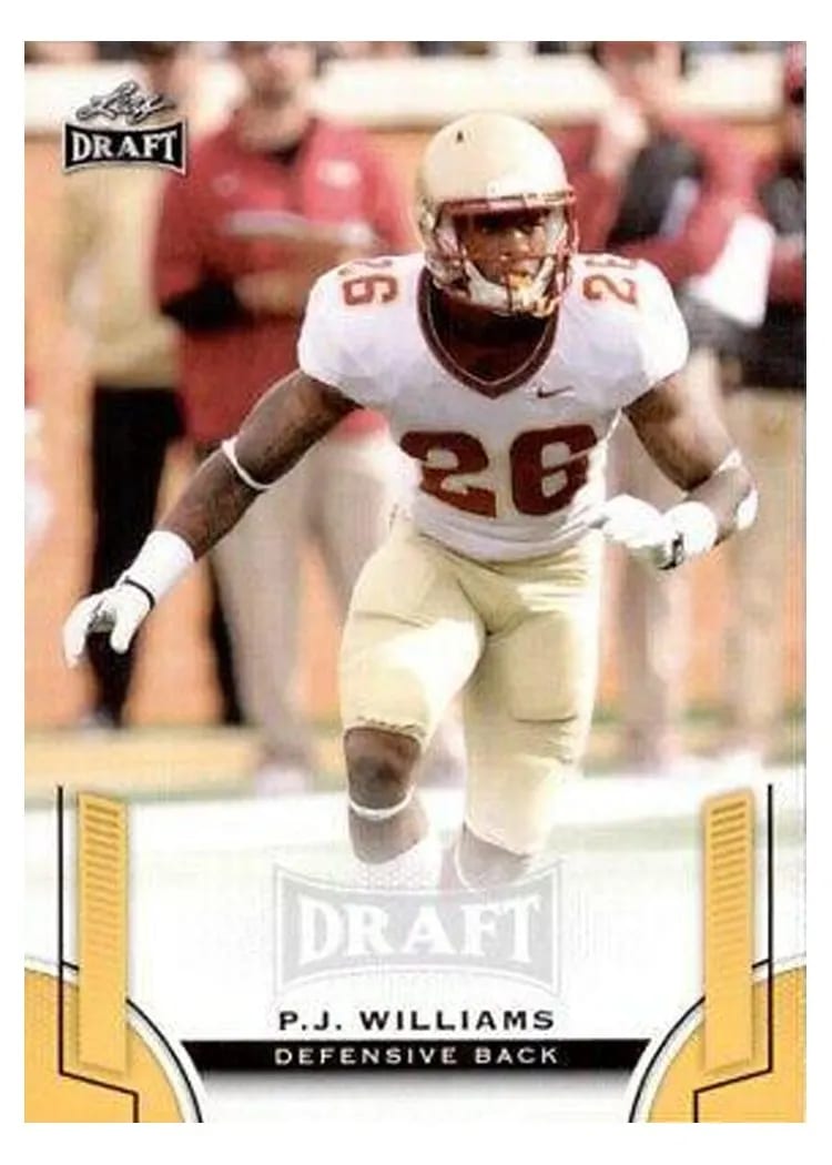 2015 Leaf Draft P.J. Williams Gold #44 card