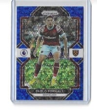 2022 Panini Prizm Premier League Pablo Fornals Red Mosaic #47 card