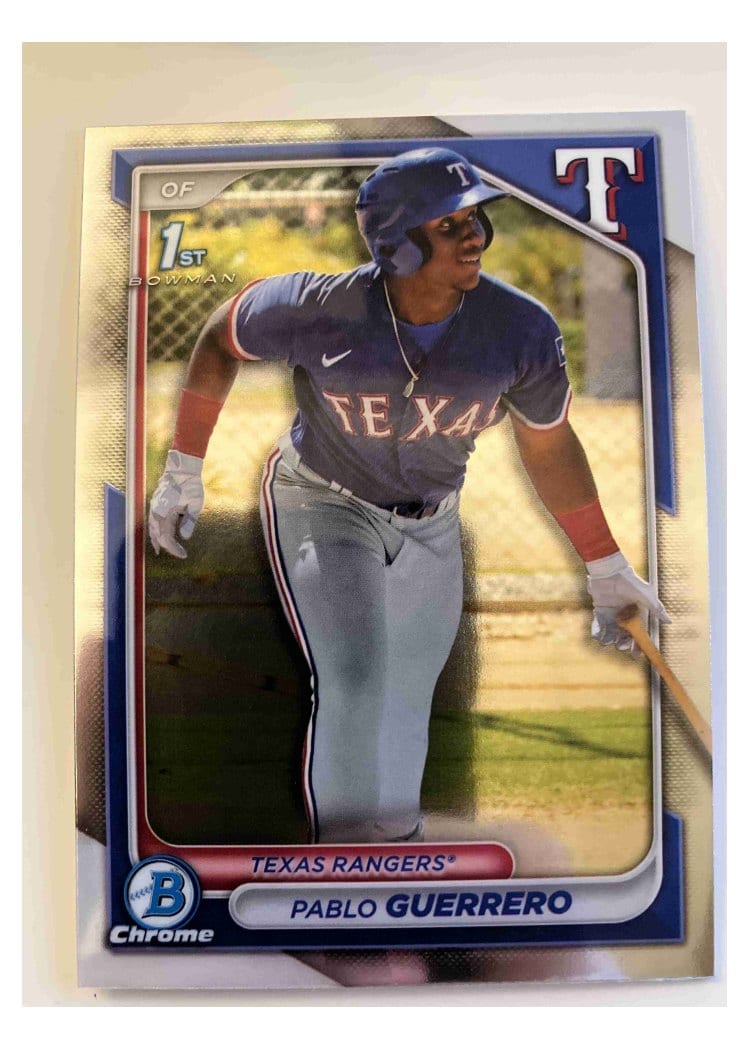 2024 Bowman Chrome Prospects Pablo Guerrero #BCP-212 card