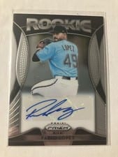 2019 Panini Prizm Rookie Autographs Pablo Lopez #RA-PL card