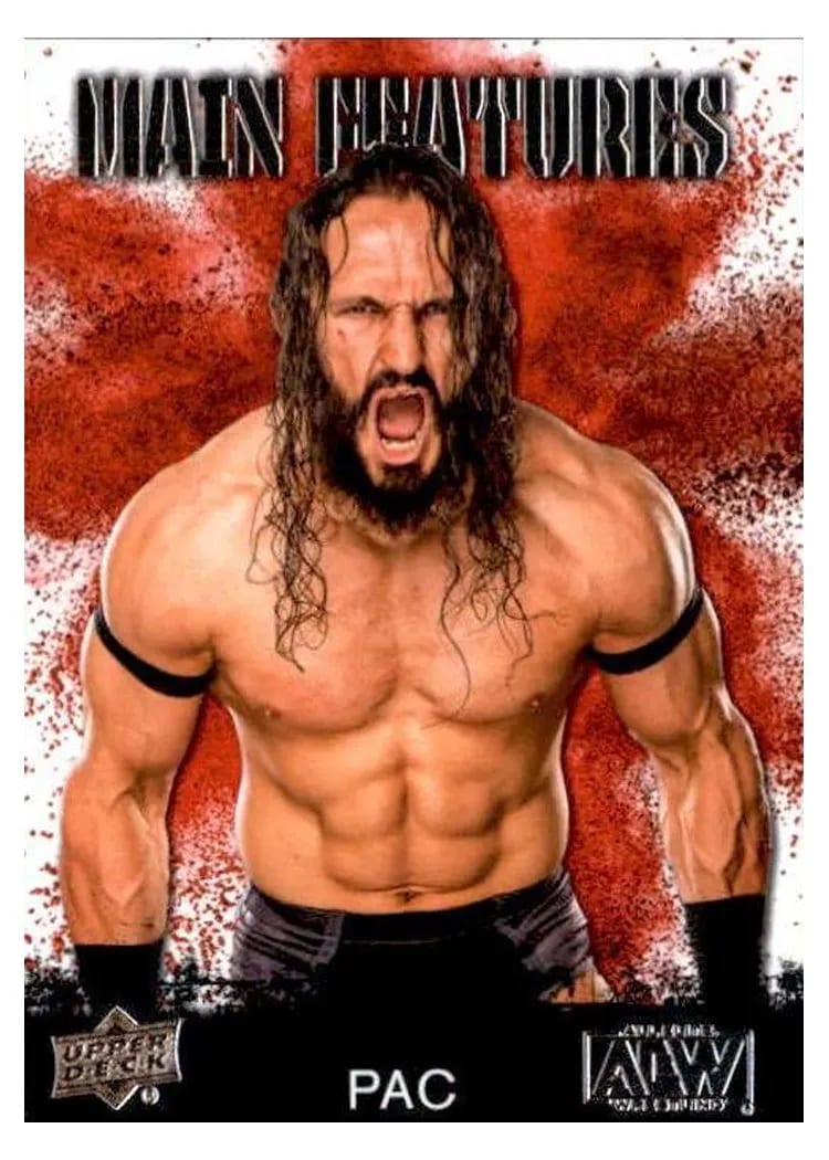 2021 Upper Deck AEW Main Features PAC #MF-14 card