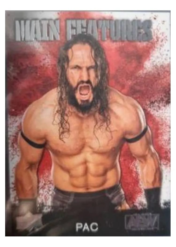 2021 Upper Deck AEW Main Features PAC #MF-14 card