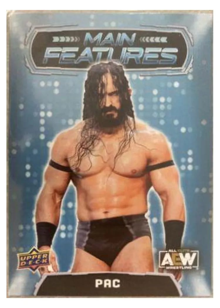2022 Upper Deck AEW Main Features PAC #MF-17 card
