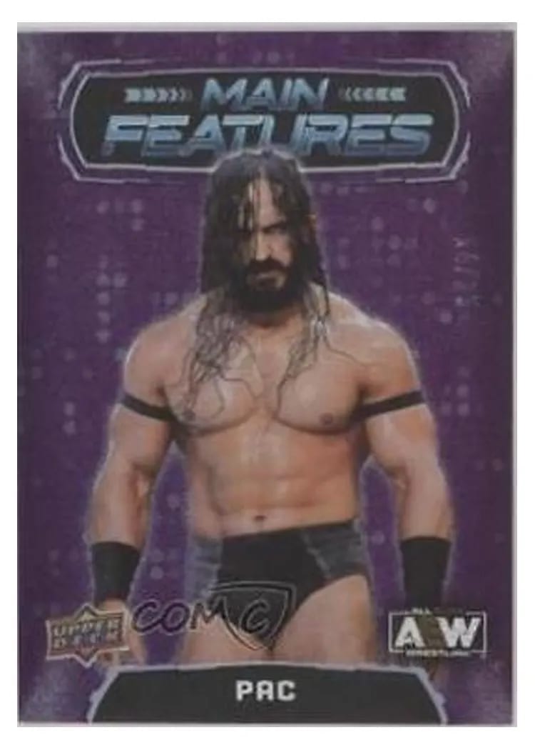 2022 Upper Deck AEW Main Features PAC #MF-17 card