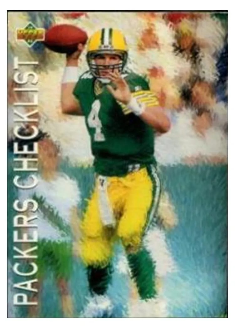 1993 Upper Deck Packers Checklist #82 card