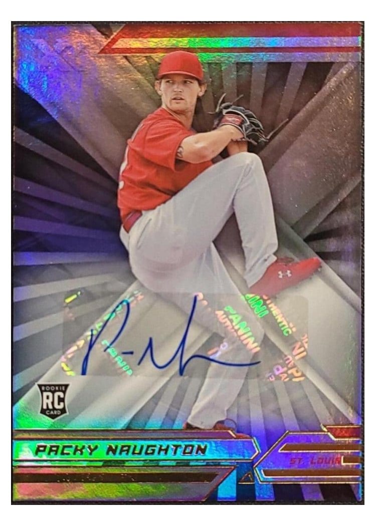 2022 Panini Chronicles XR Autographs Packy Naughton #11 card