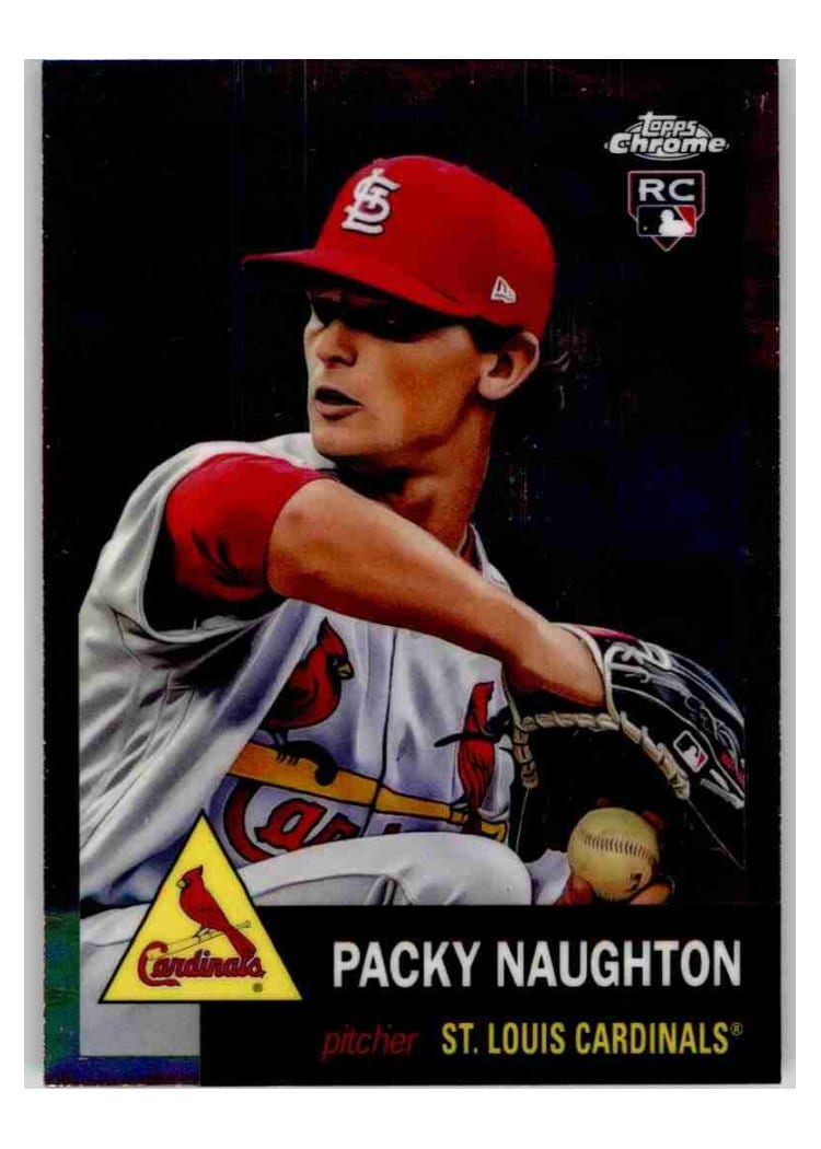 2022 Topps Chrome Platinum Anniversary Base Set Packy Naughton #396 card