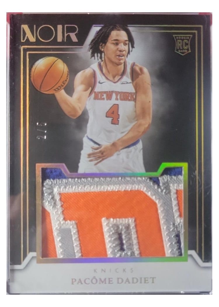 2024-25 Panini Noir Rookie Jumbo Material Set Pacome Dadiet #16 card