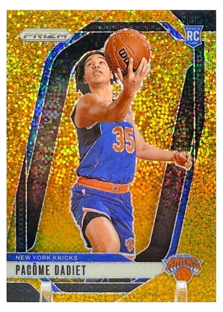 2024-25 Panini Prizm Base Set Pacome Dadiet Gold Sparkle #259 card