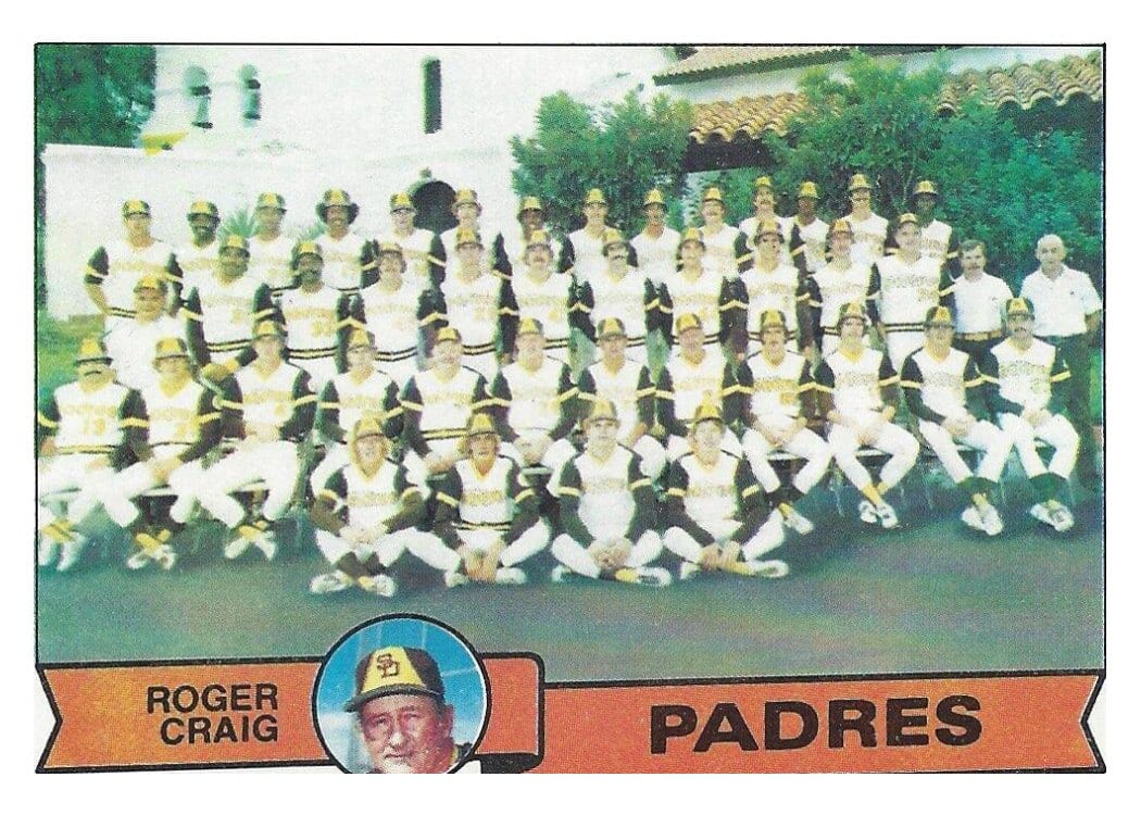 1979 Topps Padres Team #479 card