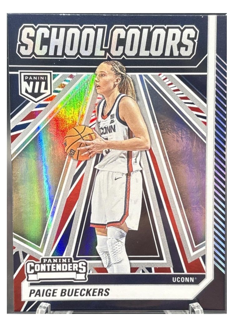 2024 Panini UConn Contenders School Colors Paige Bueckers #1 card