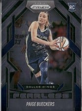 2025 Panini Prizm WNBA Fearless Paige Bueckers #13 card