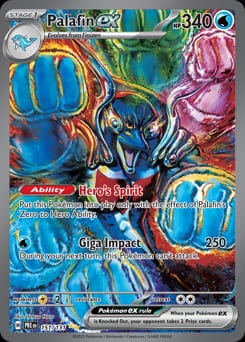 Palafin ex Prismatic Evolutions card