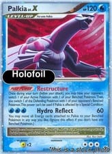 2008 Great Encounters Palkia LV.X #106 card