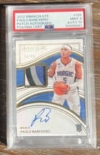2022-23 Panini Immaculate Paolo Banchero Rookie Patch Auto /99 #105 card