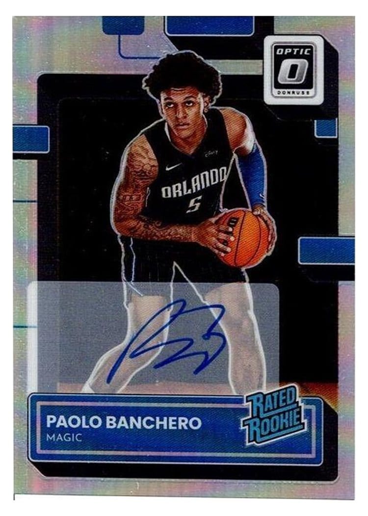 2022 Panini Donruss Optic Paolo Banchero #221 card