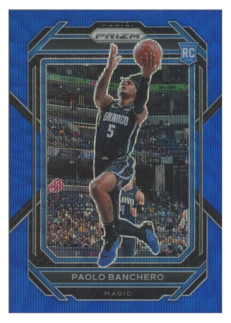 2022 Panini Prizm Paolo Banchero Blue Wave Prizm #249 card