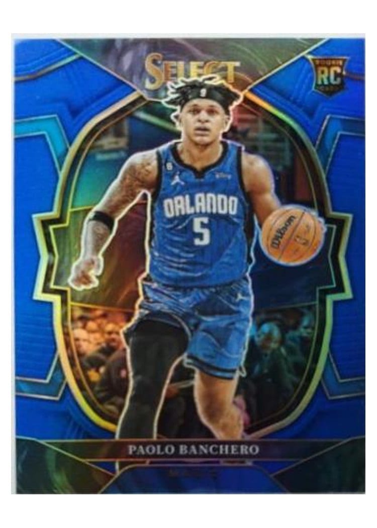 2022 Panini Select Paolo Banchero Blue Retail #72 card