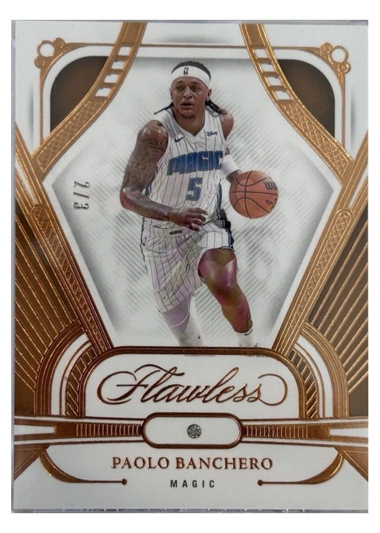2023 Panini Flawless Paolo Banchero Bronze #58 card