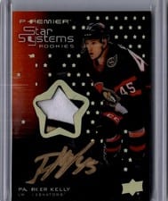 2021-22 Upper Deck Premier Star Systems Rookies Autograph Patch Parker Kelly #SSR-PK card