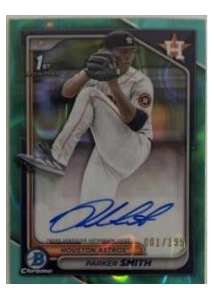 2024 Bowman Draft Chrome Prospect Autographs Parker Smith #CPA-PSM card