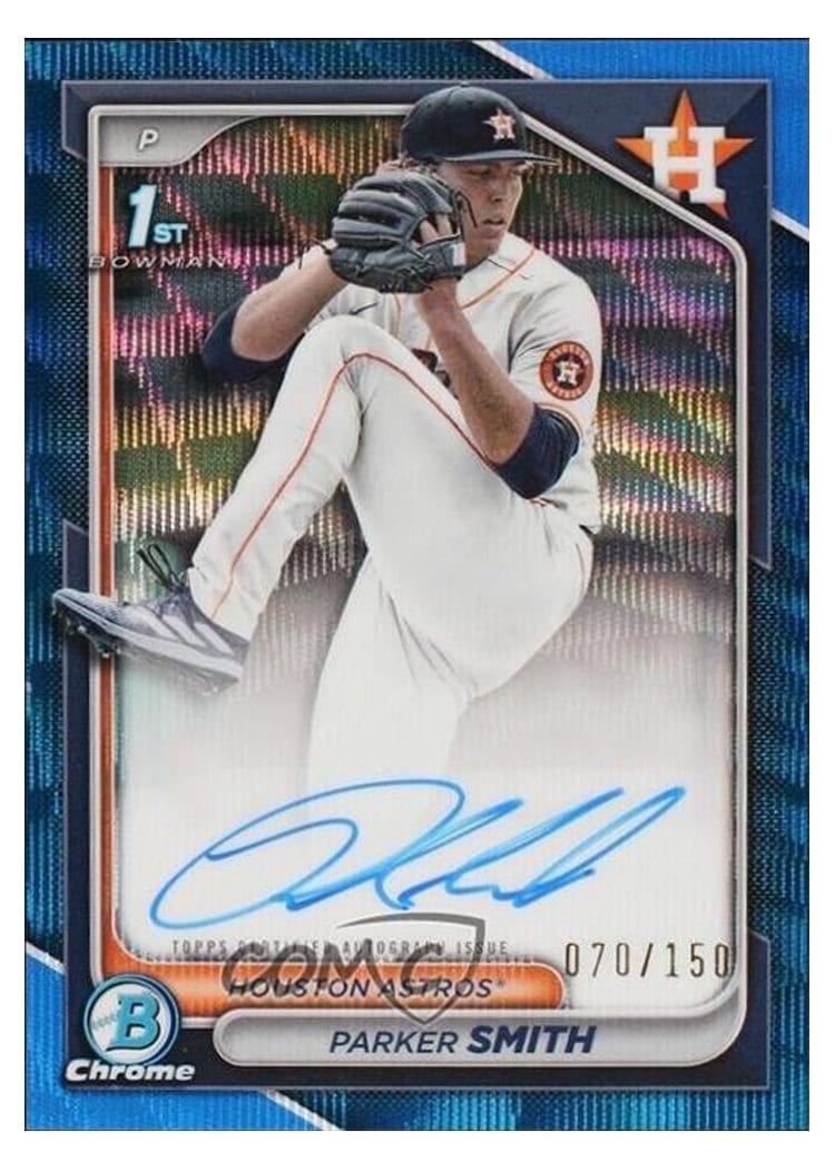 2024 Bowman Draft Chrome Prospect Autographs Parker Smith #CPA-PSM card