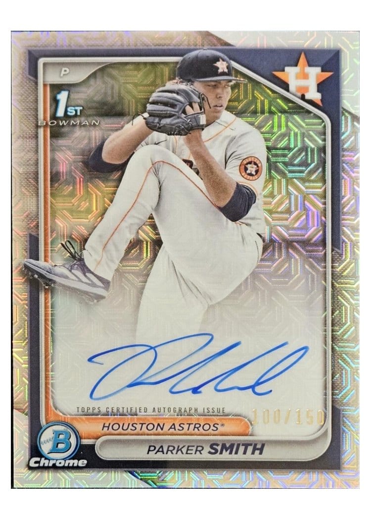2024 Bowman Draft Chrome Prospect Autographs Parker Smith #CPA-PSM card