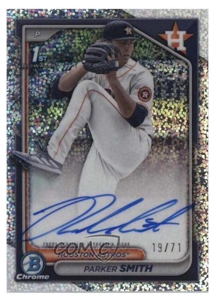 2024 Bowman Draft Chrome Prospect Autographs Parker Smith #CPA-PSM card