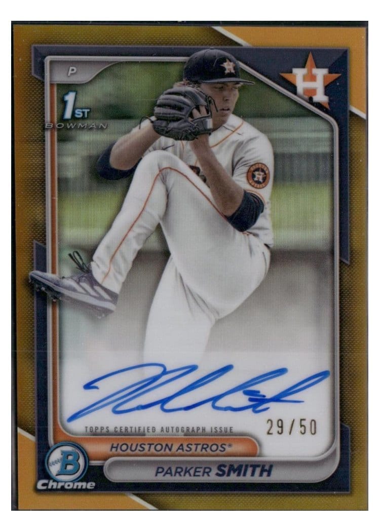 2024 Bowman Draft Chrome Prospect Autographs Parker Smith #CPA-PSM card