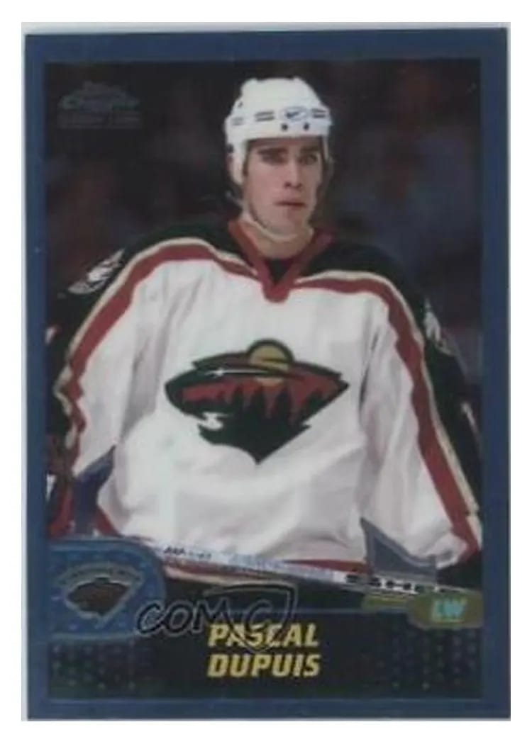 2001 Topps Chrome Pascal Dupuis #159 card