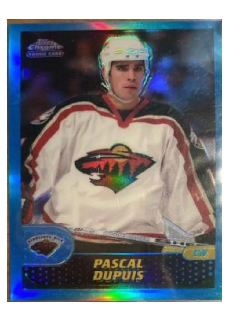2001 Topps Chrome Pascal Dupuis #159 card