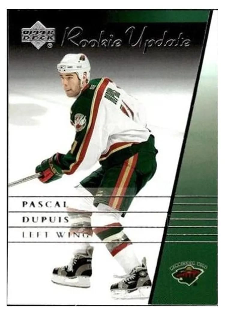 2002 Upper Deck Rookie Update PASCAL DUPUIS #51 card