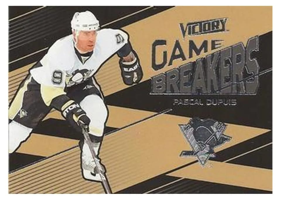 2010 Upper Deck Victory Game Breakers Pascal Dupuis #GB-DU card