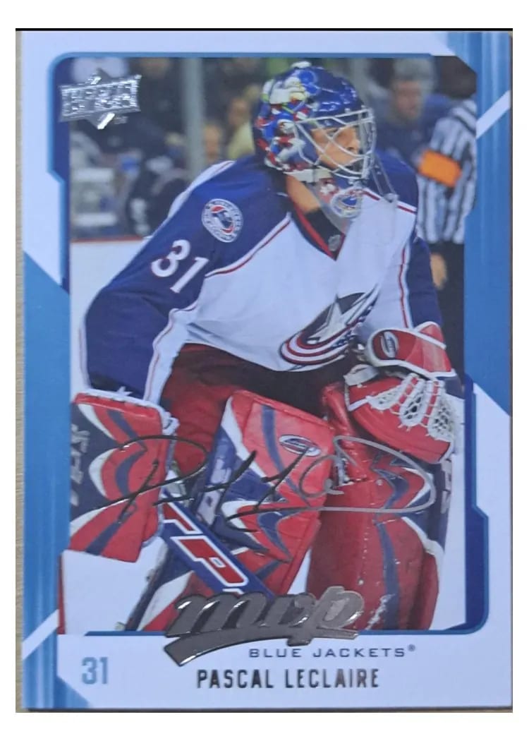 2008 Upper Deck MVP Pascal Leclaire #85 card