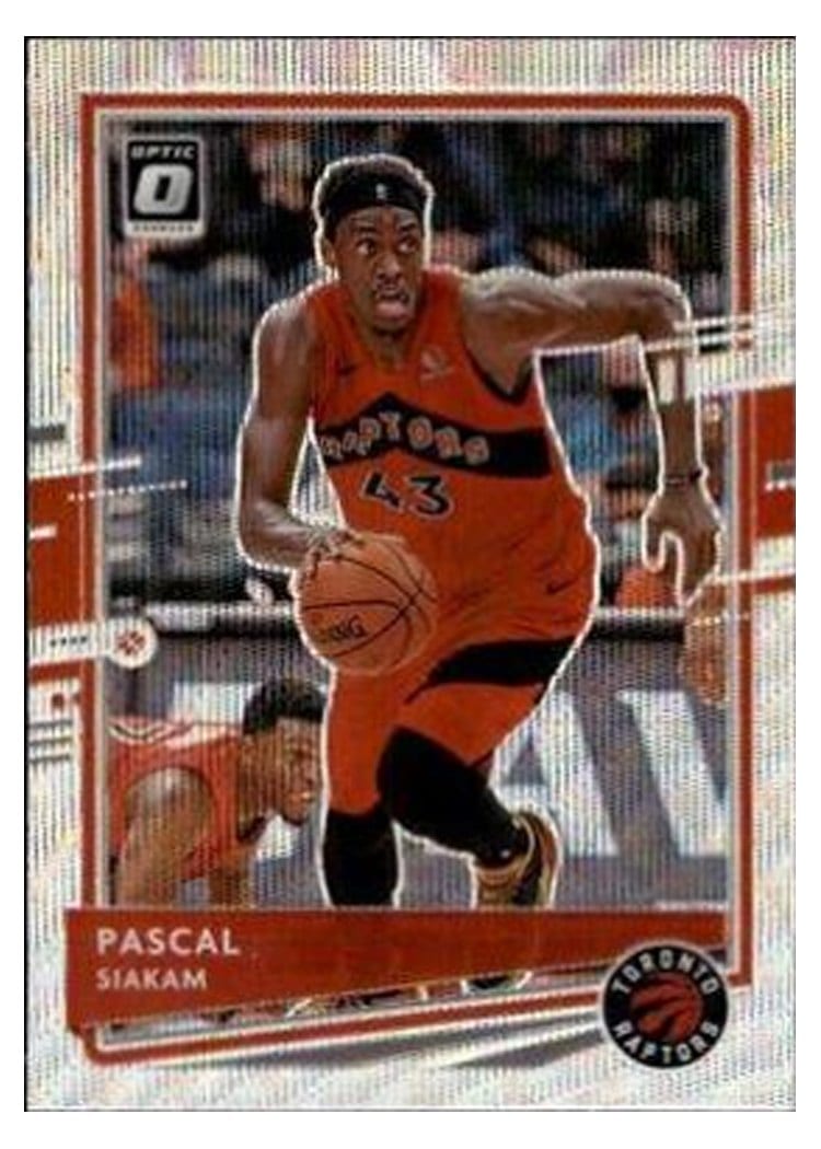 2020-21 Donruss Optic Base Set Pascal Siakam Fanatics #103 card