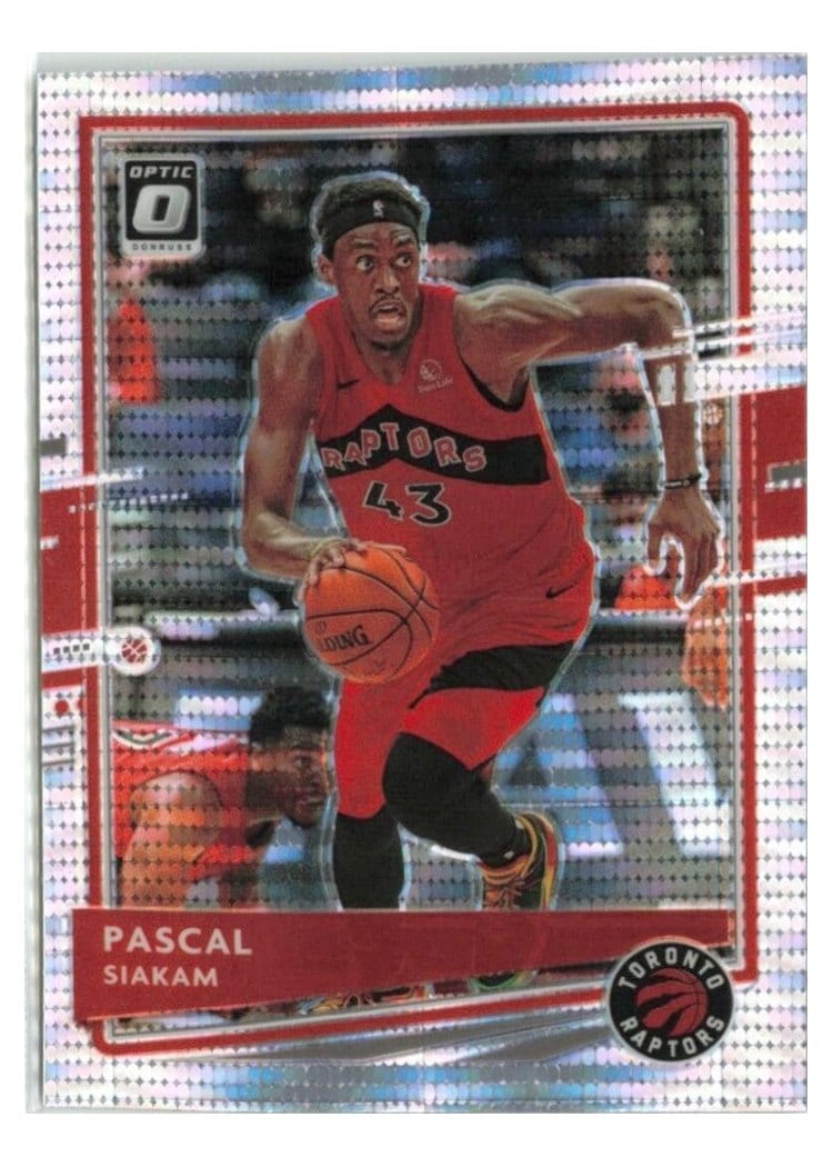 2020-21 Donruss Optic Base Set Pascal Siakam Silver Pulsar #103 card