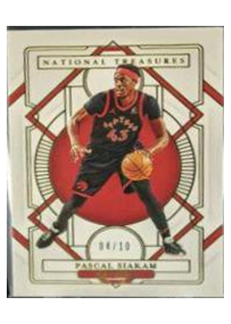 2020-21 Panini National Treasures Base Set Pascal Siakam #89 card