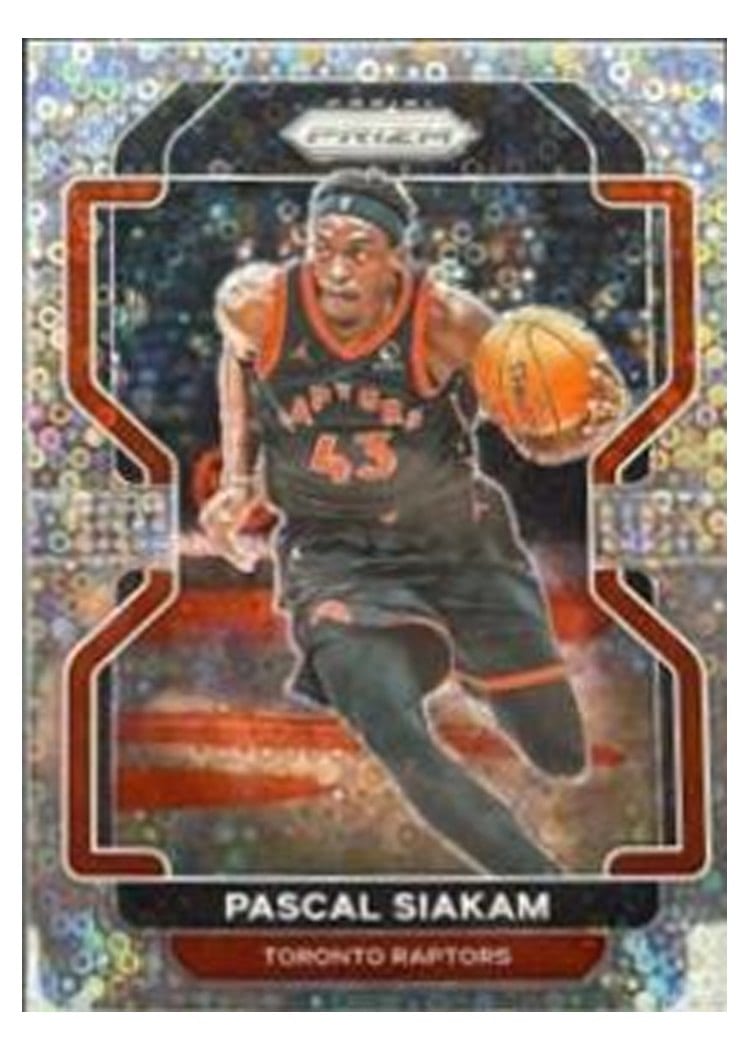 2021-22 Panini Prizm Base Set Pascal Siakam Fast Break Prizm #174 card