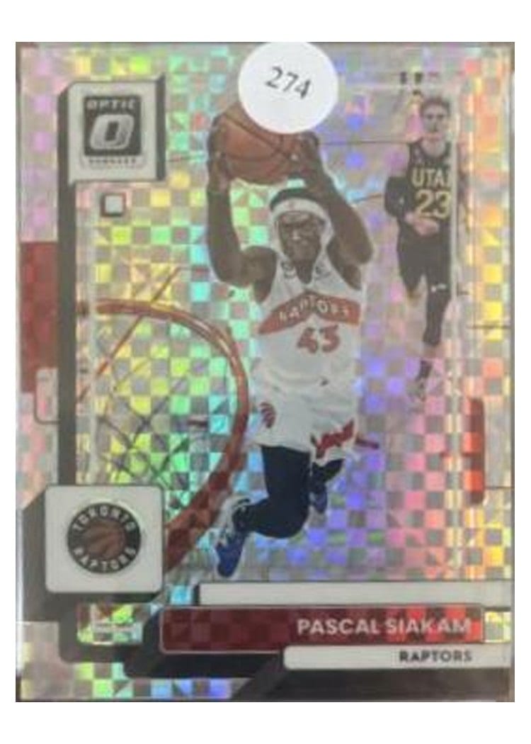 2022-23 Donruss Optic Base Set Pascal Siakam #19 card