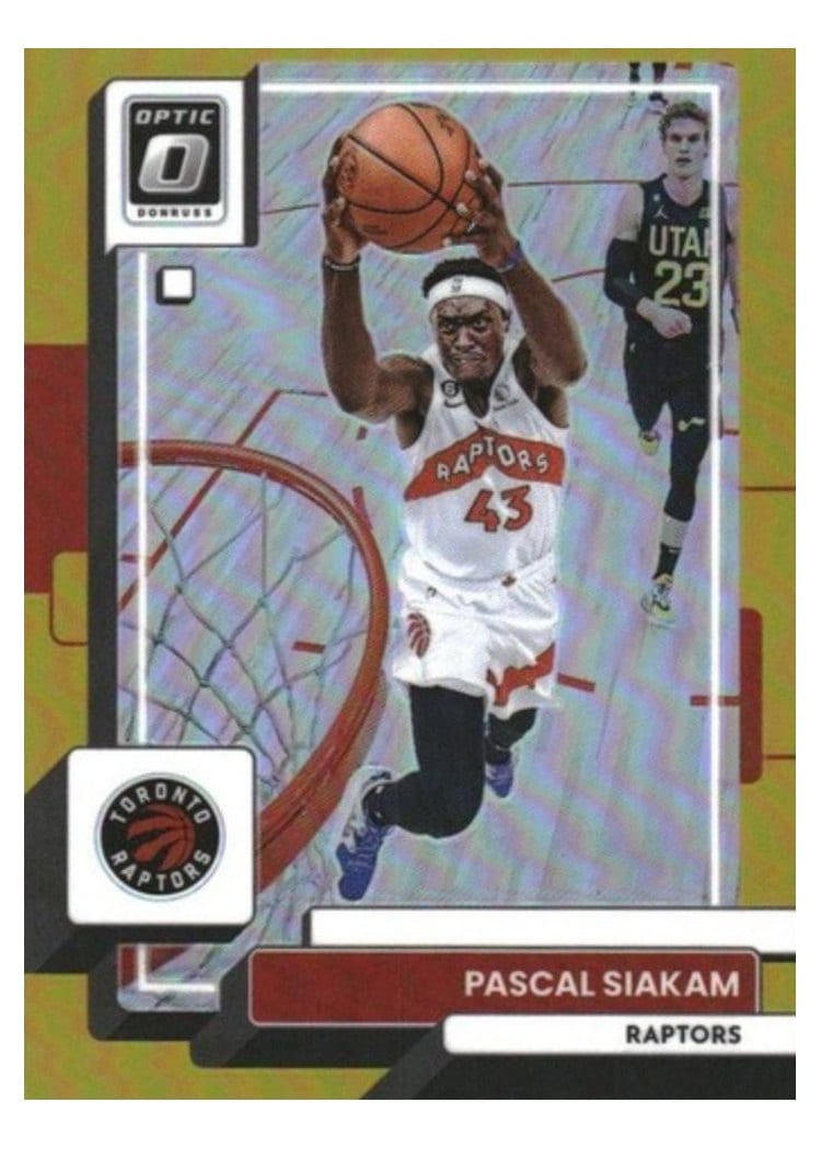 2022-23 Donruss Optic Base Set Pascal Siakam #19 card
