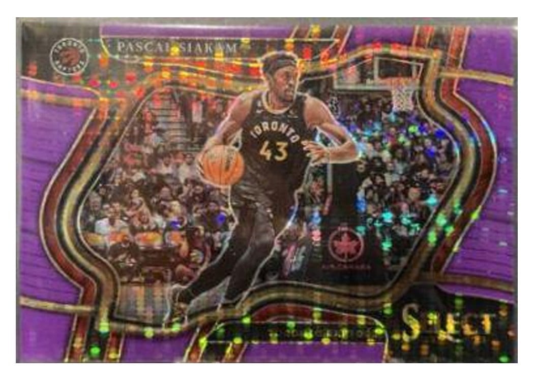 2022-23 Panini Select Base Set Pascal Siakam Neon Purple Pulsar Prizm #248 card