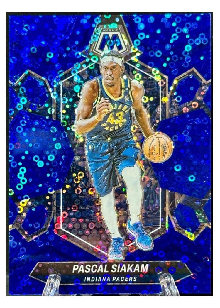 2023-24 Panini Mosaic Base Set Pascal Siakam Blue Fast Break #6 card