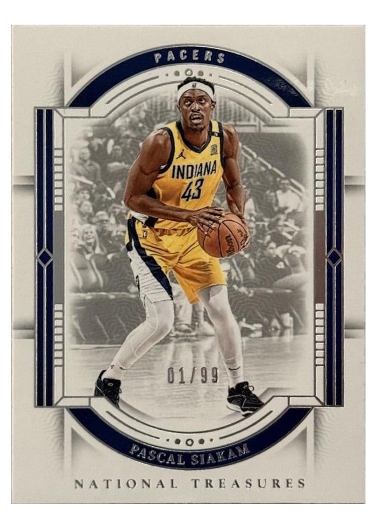 2023-24 Panini National Treasures Base Set Pascal Siakam #63 card