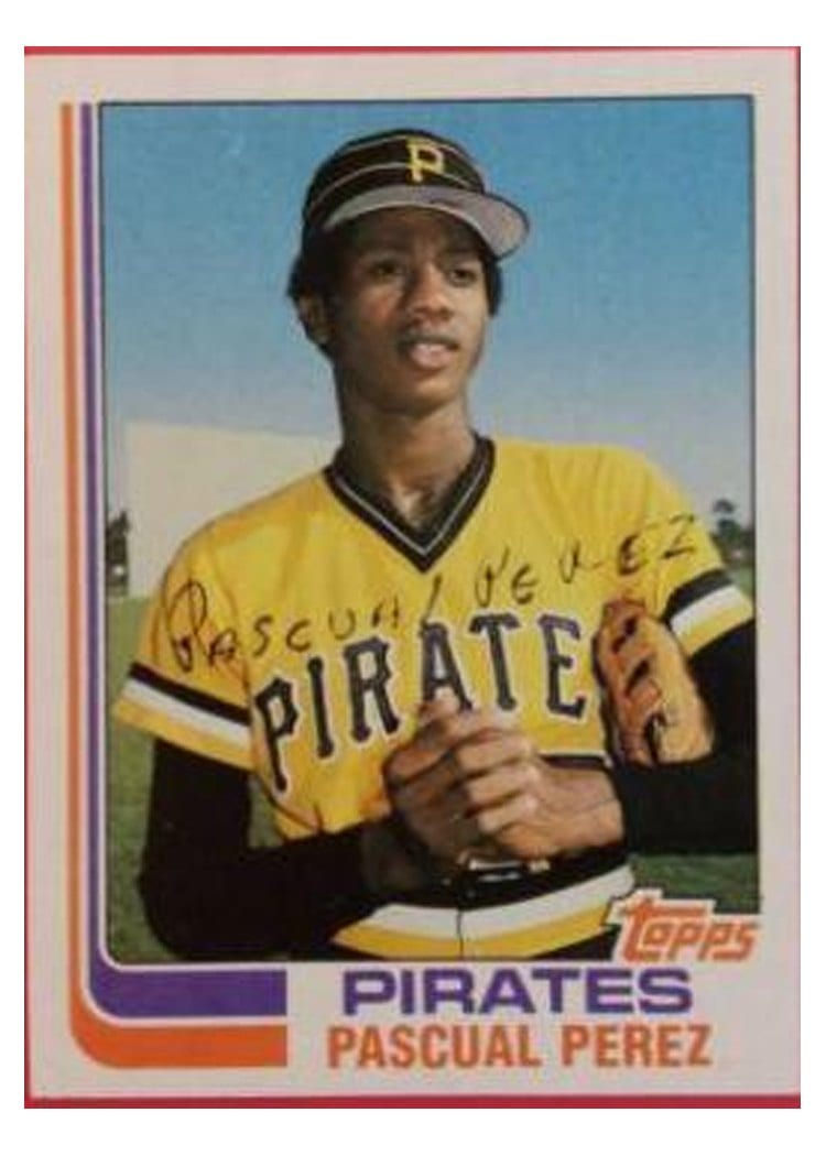 1982 Topps Pascual Perez #383 card