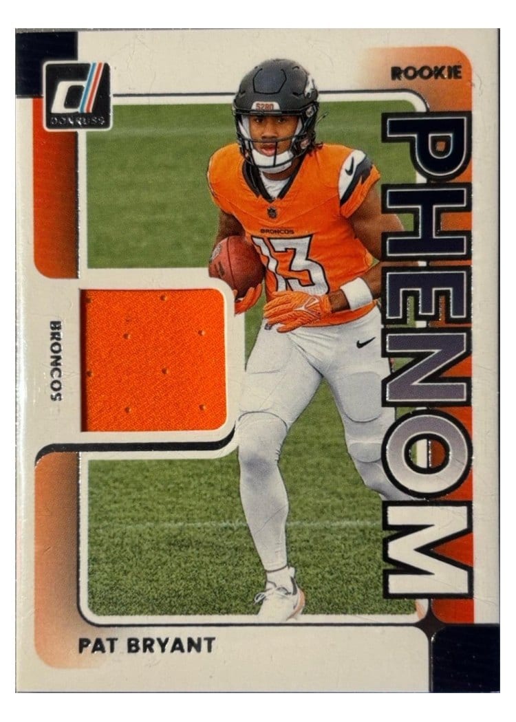 2025 Donruss Rookie Phenom Jerseys Pat Bryant #RPJ-PBT card