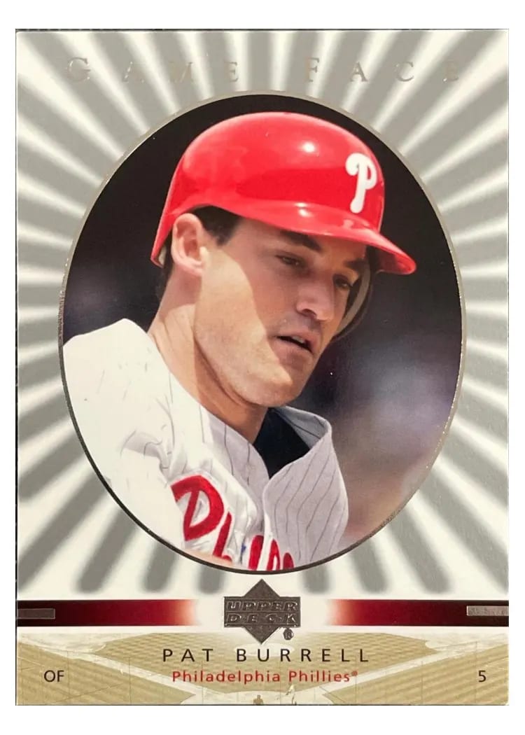 2003 Upper Deck Game Face Pat Burrell #85 card