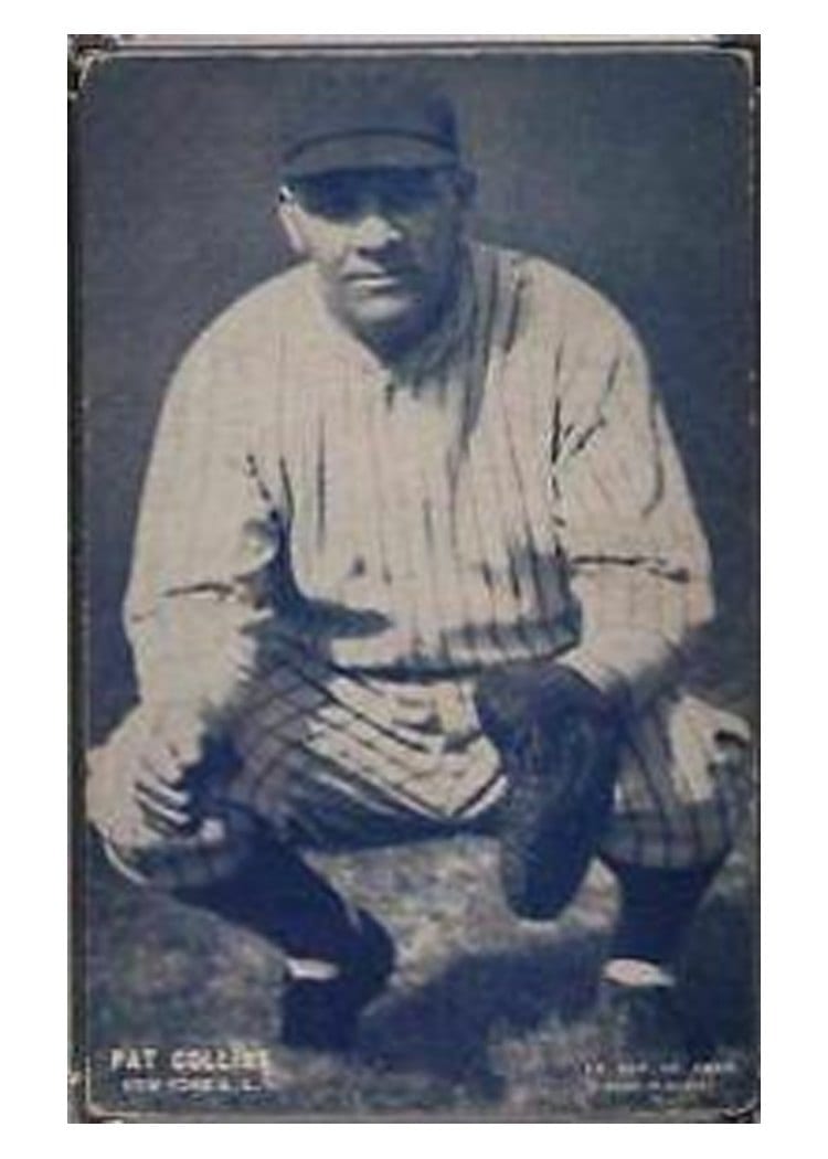 1928 Exhibits Pat Collins card