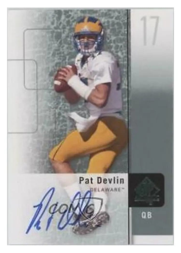 2011 SP Authentic Pat Devlin #19 card