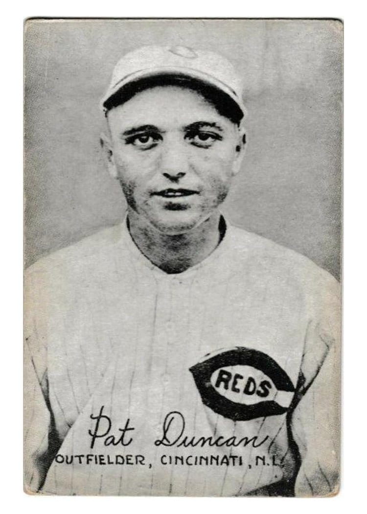 1922 Exhibits Pat Duncan card