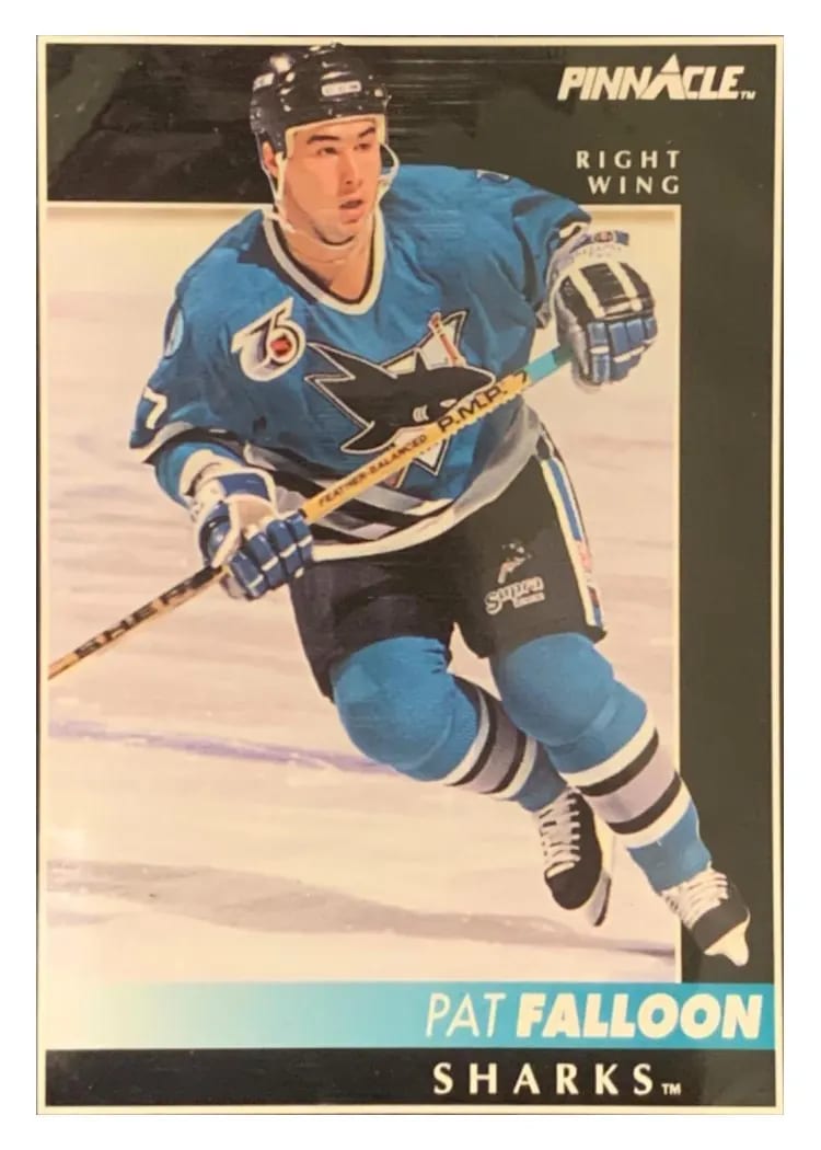 1992 Pinnacle Pat Falloon #9 card